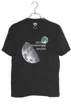 UNIQLO UT × Haruki Murakami ユニクロ 村上春樹 1Q84 プリント 半袖Tシャツ S BLACK ブラック 341-436988 /◆ メンズ_画像1