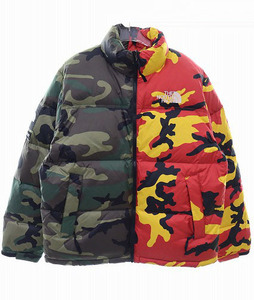 シュプリーム SUPREME × THE NORTH FACE 24SS SPLIT NUPTSE JACKET CAMO L ザノースフェイス コラボ スプリット ヌプシ ジャケット カモ24