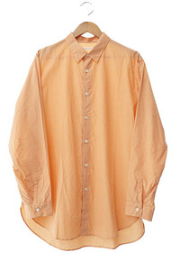 tilt The authentics チルト ザ オーセンティックス 23SS One Piece Collar Shirt ワンピース カラー 長袖 シャツ SH-01 2 コーラル オレン