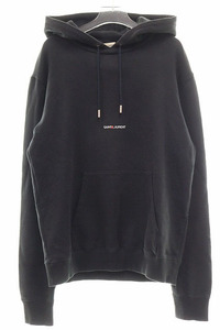 サンローラン パリ SAINT LAURENT PARIS SIGNATURE LOGO PULLOVER HOODIE XS 464581 YB2PG シグネイチャー ロゴ プルオーバー フーディー24