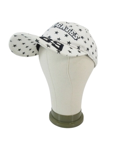 パーリーゲイツ PEARLY GATES 帽子 キャップ ロゴ 刺繍 星柄 総柄 ホワイト ネイビー QQQ メンズ