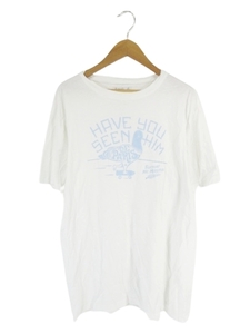 アニエスベーオム Agnes b. homme Tシャツ 半袖 クルーネック ロゴ シンプル 白 O QQQ メンズ