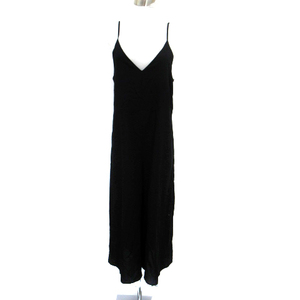  slow b Iena SLOBE IENA all-in-one combination nezon camisole wide pants ankle height V neck F black black lady's 
