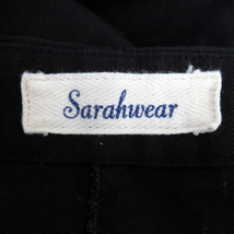 サラウェア sarah wear オーバーオール サロペット ロング丈 ワイドパンツ 無地 黒 ブラック /SY2 レディース_画像3