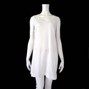  Kei kokisiKEIKO KISHI by nosh tunic One-piece no sleeve cotton M 2 white white lady's 