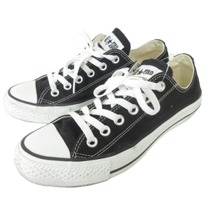 コンバース CONVERSE CANVAS ALL STAR OX スニーカー シューズ ローカット US5.5 24cm 黒 ブラック ■052 メンズ