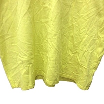 アドーンプレーン Adoon plain ポロシャツ ハーフジップ 刺繍 半袖 M 黄色 イエロー /MN メンズ_画像4