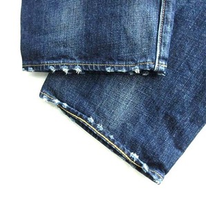 リーバイス Levi's プレミアム 501 レギュラー ストレート デニム パンツ ジーンズ ビッグE USED加工 00501-1485 インディゴ 36 メンズの画像5