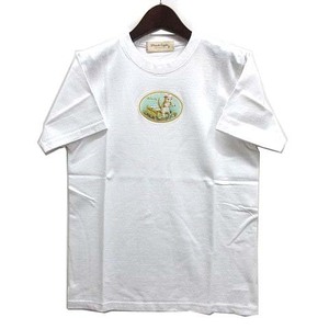 未使用品 フランシュリッペ franche lippee ダイアリー DIARY Tシャツ ねこ 刺繍 半袖 ホワイト 白 M 3181470 レディース