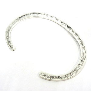 ノースワークス NORTH WORKS Edge of the 1$ coin Bracelet N514 1ドル コイン バングル ブレスレット シルバー メンズ