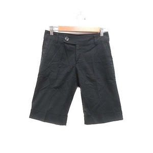  Indivi INDIVI short pants 36 black black /YK lady's 