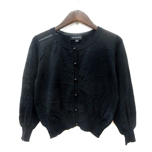  Jill Stuart JILL STUART cardigan knitted M black black /MN lady's 