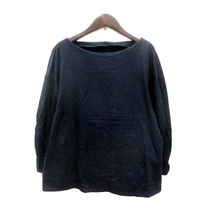  Untitled UNTITLED cut and sewn crew neck long sleeve 2 navy blue navy /MN lady's 