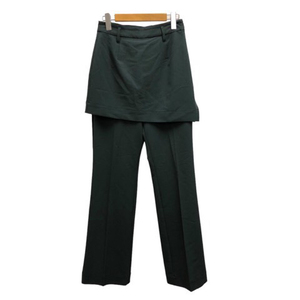 スタイルミキサー STYLEMIXER パンツ スカート付きパンツ M 緑 グリーン レディース
