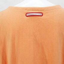 Fissora 半袖 カットソー V オレンジ系 ポケット 綿 コットン 日本製 レディース_画像5
