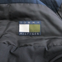 トミーヒルフィガー TOMMY HILFIGER MA-1 ミリタリージャケット ブルゾン 迷彩 カモフラ ブラック ブルー M ■SM1 メンズ_画像5