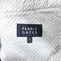 パーリーゲイツ PEARLY GATES ゴルフ スカート チェック ロゴ 刺繍 グリーン ネイビー 緑 紺 1　 レディース_画像3