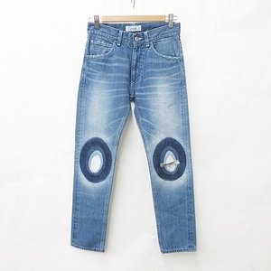  unused goods fasetazmFACETASM pants Denim damage processing strut Denim jeans HR-PT-U04 INDIGO indigo blue 1