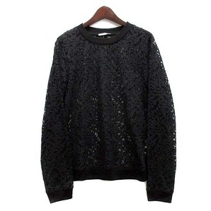 セオリーリュクス theory luxe レース トップス ブラウス プルオーバー 長袖 PAISLEY.LACE EIRA ネイビー 紺 38 レディースの画像1