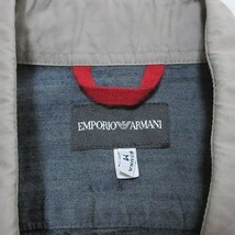 エンポリオアルマーニ EMPORIO ARMANI クレリック デニム シャツ 長袖 M ブルー グレー IBO51 X メンズ_画像7