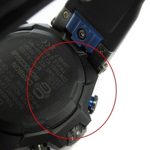 カシオジーショック MT-G 腕時計 アナログ 電波ソーラー デイト クロノグラフ MTG-B2000B-1A2JF 黒 ブラック 青 ブルー ■SM1 メンズの画像7