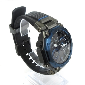 カシオジーショック MT-G 腕時計 アナログ 電波ソーラー デイト クロノグラフ MTG-B2000B-1A2JF 黒 ブラック 青 ブルー ■SM1 メンズの画像2