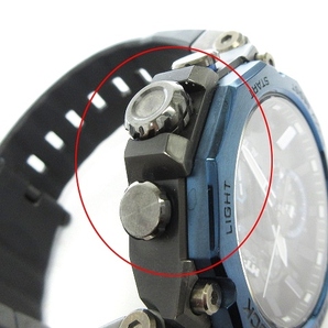 カシオジーショック MT-G 腕時計 アナログ 電波ソーラー デイト クロノグラフ MTG-B2000B-1A2JF 黒 ブラック 青 ブルー ■SM1 メンズの画像8