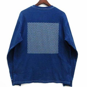 キス フォー ブアイソウ KITH for BUAISOU 2024SS 藍染 ヴィンテージ 長袖 Tシャツ Aizome Vintage LS Tee インディゴ M メンズ