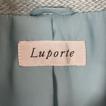 ルポルテ Luporte コート ステンカラーコート キャメル 無地 長袖 13 緑 グリーン_画像3