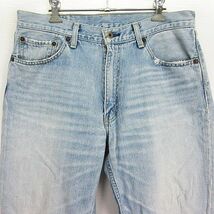 リーバイス Levi's 502 502-03 デニム ジーンズ ボトムス ストレート ユーズド加工 34 ライトブルー ※EKM メンズ_画像4