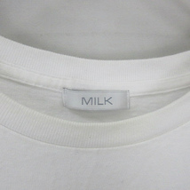 ミルク MILK AIR LINE TEE プリント 半袖 Tシャツ 10212215 白 ホワイト レディース_画像3