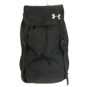 アンダーアーマー UNDER ARMOUR チーム バックパック フラップ デイパック リュック スポーツ 野球 1342587 黒 ブラック 35L 鞄 ■SM1 メン