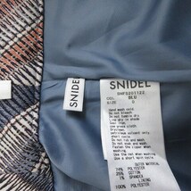 スナイデル snidel 20SS スカート ロング フレア ヘリンボーン SFWS201122 青 ブルー オレンジ 0 XS ■SM1 レディース_画像5