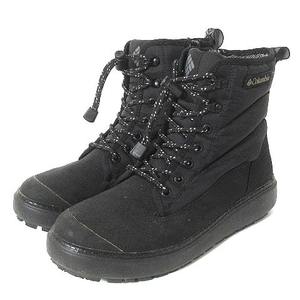  Colombia YU0340sa plan door quarter proof Homme ni heat winter boots snowshoes black black USA7 25cm