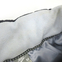 ナイキ NIKE 胸 ロゴ 刺繍 ダウンジャケット 黒 ブラック M レディース_画像8