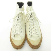 オールドジョー OLDJOE ハイカット キャンバス スニーカー 生成り クリーム サイズ表記なし27～27.5cm位 0118 メンズ 【ベクトル 古着】_画像3