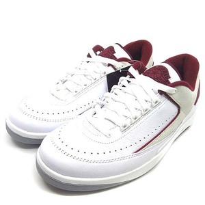 未使用品 ナイキ NIKE エアジョーダン 2 レトロ ロー AIR JORDAN 2 RETRO LOW スニーカー チェリーウッド DV9956-103 29cm メンズ