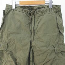 ダブルタップス WTAPS 232WVDT-PTM07 MILT0001 TROUSERS カーゴパンツ ロング丈 ジップフライ X02 緑系 グリーン 日本製 綿 コットン メン_画像4