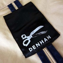 デンハム DENHAM ジャケット テーラード コットン ロゴ ポケット シングル 3ボタン L ベージュ メンズ_画像6