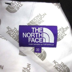 ノースフェイス パープルレーベル THE NORTH FACE PURPLE LABEL トロピカル フィールド パンツ テーパード NT5007N ブラック 黒 30 美品の画像3