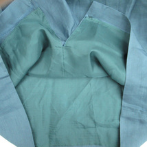 デプレ DES PRES トゥモローランド 台形スカート ひざ丈 0 小さいサイズ ブルーグリーン /SM28 レディース_画像4