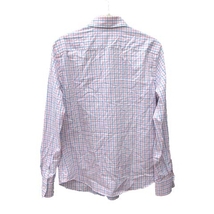 メーカーズシャツ カマクラ MAKER'S SHIRT 鎌倉 シャツ 長袖 チェック 40 ピンク 青 ブルー /CT レディース_画像4