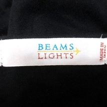 ビームスライツ BEAMS Lights カットソー Vネック 半袖 M 黒 ブラック /RT レディース_画像5