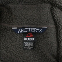 アークテリクス ARC'TERYX × BEAMS ビームス フリース ジャケット M 薄茶 ブラウン フルジップ ブルゾン カナダ製 ☆AA★ メンズ_画像5