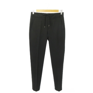  Untitled UNTITLED pants slacks tapered wool . stretch back rubber commuting business 1 black black /AO18 * lady's 