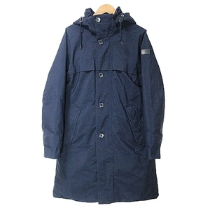  Aigle AIGLE down coat outer long outdoor wear Zip up f-ti-L navy blue navy IBO49 X men's 