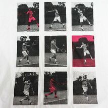 アディダスオリジナルス adidas originals Tシャツ カットソー 半袖 クルーネック ロゴ トレフォイル フォトプリント コットン S ホワイト_画像4