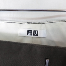 ユニクロ UNIQLO U ルメール レギュラーフィットワークパンツ 76cm カーキ 2sa5564 メンズ_画像4