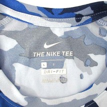 ナイキ NIKE DRY-FIT LEG 迷彩 カモフラ Tシャツ 半袖 ブルー 青 L 923524-442 メンズ_画像3