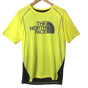 ザノースフェイス THE NORTH FACE NT61971 S/S Better Than Naked Crew Tシャツ 半袖 スポーツウェア ロゴプリント 黄色 イエロー L メンズ